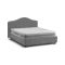 Letto matrimoniale con contenitore grigio 175x205cm - Akym