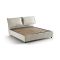 Letto matrimoniale contenitore beige 175x215cm sfoderabile - Aris