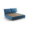 Letto matrimoniale contenitore blu 175x215cm rete inclusa - Aris