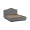 Letto matrimoniale contenitore grigio 175x205cm chic - Abigael