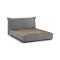 Letto matrimoniale contenitore grigio 175x205cm struttura in legno - Alabaster