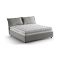 Letto matrimoniale contenitore grigio 175x215cm chic - Amy