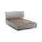 Letto matrimoniale contenitore grigio 175x215cm rivestimento lavabile - Apaia