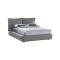 Letto matrimoniale contenitore grigio 180x220cm classico - Adi