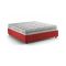Letto matrimoniale contenitore rosso 175x205cm rivestimento lavabile - Apel