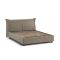 Letto matrimoniale contenitore tortora 175x205cm struttura in legno - Alabaster