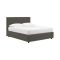 Letto Matrimoniale Grigio Antracite Sfoderabile Contenitore, Dimensione Materasso 160x200 cm Made in Italy - Frinco
