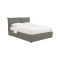 Letto Matrimoniale Grigio Cenere Sfoderabile Contenitore, Dimensione Materasso 160x200 cm - Orino