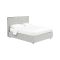 Letto Matrimoniale Grigio Chiaro Sfoderabile Contenitore, Dimensione Materasso 160x190 cm - Soliera