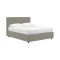 Letto Matrimoniale Grigio Sabbia Sfoderabile Contenitore, Dimensione Materasso 160x200 cm Made in Italy - Frinco