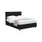 Letto Matrimoniale Grigio Scuro Sfoderabile Contenitore, Dimensione Materasso 160x190 cm - Colere