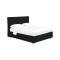 Letto Matrimoniale Grigio Scuro Sfoderabile Contenitore, Dimensione Materasso 160x200 cm - Peia