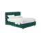Letto Matrimoniale Verde Petrolio Sfoderabile Contenitore, Dimensione Materasso 160x190 cm - Fasanella