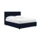 Letto Matrimoniale Viola Scuro Sfoderabile Contenitore, Dimensione Materasso 160x190 cm - Lioni