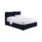 Letto Matrimoniale Viola Scuro Sfoderabile Contenitore, Dimensione Materasso 160x200 cm - Davoli