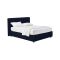 Letto Matrimoniale Viola Scuro Sfoderabile Contenitore, Dimensione Materasso 160x200 cm - Lenta