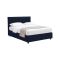 Letto Matrimoniale Viola Scuro Sfoderabile Contenitore, Dimensione Materasso 160x200 cm - Melilli
