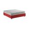 Letto piazza e mezza Abici, con materasso Cm 120x200 incluso, Rosso
