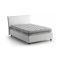 Letto piazza e mezza Alush, con materasso Cm 120x190 incluso, Bianco