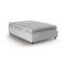 Letto piazza e mezza Alvise, con materasso Cm 120x190 incluso, Bianco