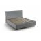 Letto piazza e mezza Amorino, adatto per materasso Cm 120x190, Grigio