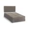 Letto piazza e mezza Anas, adatto a materasso da Cm 120x190, Tortora