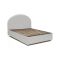 Letto piazza e mezza Aquanette, adatto per materasso Cm 120x190, Bianco