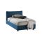 Letto piazza e mezza Asso, adatto per materasso Cm 120x190, Blu