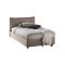 Letto piazza e mezza Asso, adatto per materasso Cm 120x190, Tortora
