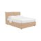Letto Piazza e Mezza Beige Sfoderabile Contenitore, Dimensione Materasso 120x200 cm - Marmora