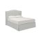 Letto Piazza e Mezza Grigio Chiaro Sfoderabile Contenitore, Dimensione Materasso 120x190 cm - Lavagna
