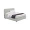 Letto Piazza e Mezza Grigio Chiaro Sfoderabile Contenitore, Dimensione Materasso 120x190 cm - Rodero