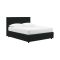 Letto Piazza e Mezza Grigio Scuro Sfoderabile Contenitore, Dimensione Materasso 120x190 cm - Ciconio