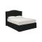 Letto Piazza e Mezza Grigio Scuro Sfoderabile Contenitore, Dimensione Materasso 120x190 cm - Lavagna