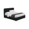 Letto Piazza e Mezza Grigio Scuro Sfoderabile Contenitore, Dimensione Materasso 120x200 cm - Rezzago