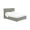 Letto Piazza e Mezza Grigio Sfoderabile Contenitore, Dimensione Materasso 120x190 cm - Cirie