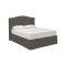 Letto Piazza e Mezza Grigio Tortora Sfoderabile Contenitore, Dimensione Materasso 120x190 cm - Lavagna