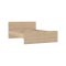 Letto piazza e mezza Gustava, 197x146 h80 cm, Rovere