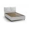 Letto piazza e mezza Rubino, adatto per materasso Cm 120x190, Bianco