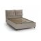 Letto piazza e mezza Rubino, adatto per materasso Cm 120x190, Tortora