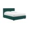 Letto Piazza e Mezza Verde Petrolio Sfoderabile Contenitore, Dimensione Materasso 120x200 cm - Noceto