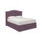 Letto Piazza e Mezza Viola Lilla Sfoderabile Contenitore, Dimensione Materasso 120x190 cm - Lavagna