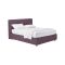 Letto Piazza e Mezza Viola Lilla Sfoderabile Contenitore, Dimensione Materasso 120x190 cm - Medolago
