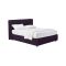 Letto Piazza e Mezza Viola Sfoderabile Contenitore, Dimensione Materasso 120x190 cm - Medolago