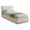 Letto Singolo Beige Materasso Incluso Sfoderabile, Contenitore Made in Italy - Brozolo