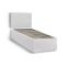 Letto singolo bianco 5x90cm rete inclusa - Accu