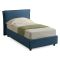 Letto Singolo blu Materasso Incluso Sfoderabile, Contenitore Made in Italy - Brozolo