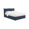 Letto Singolo blu Sfoderabile Contenitore, Dimensione Materasso 90x190 cm - Rosora