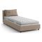 Letto singolo con contenitore tortora 95x205 - Albiate