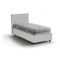 Letto singolo contenitore bianco 95x205cm design - Adrama